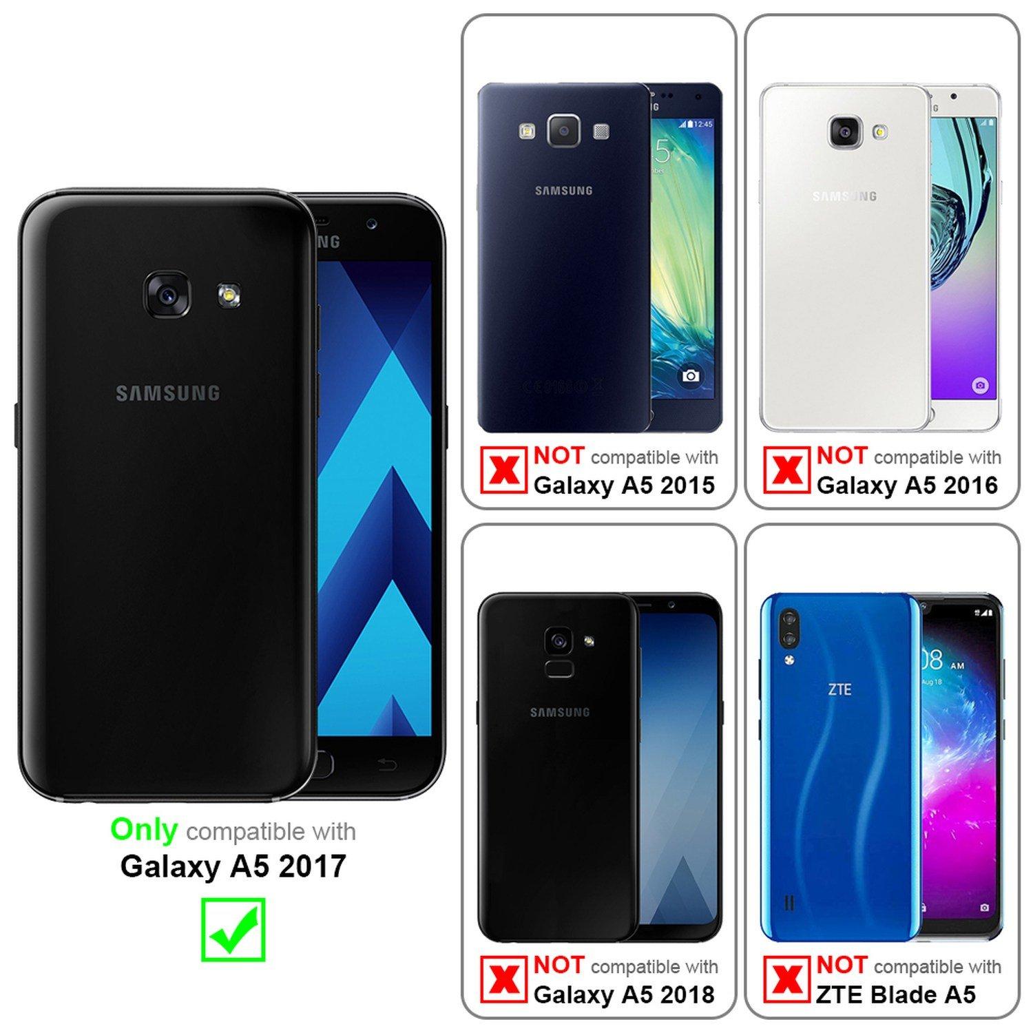 Cadorabo  Hülle für Samsung Galaxy A5 2017 Magnetverschluss, Kartenfach 