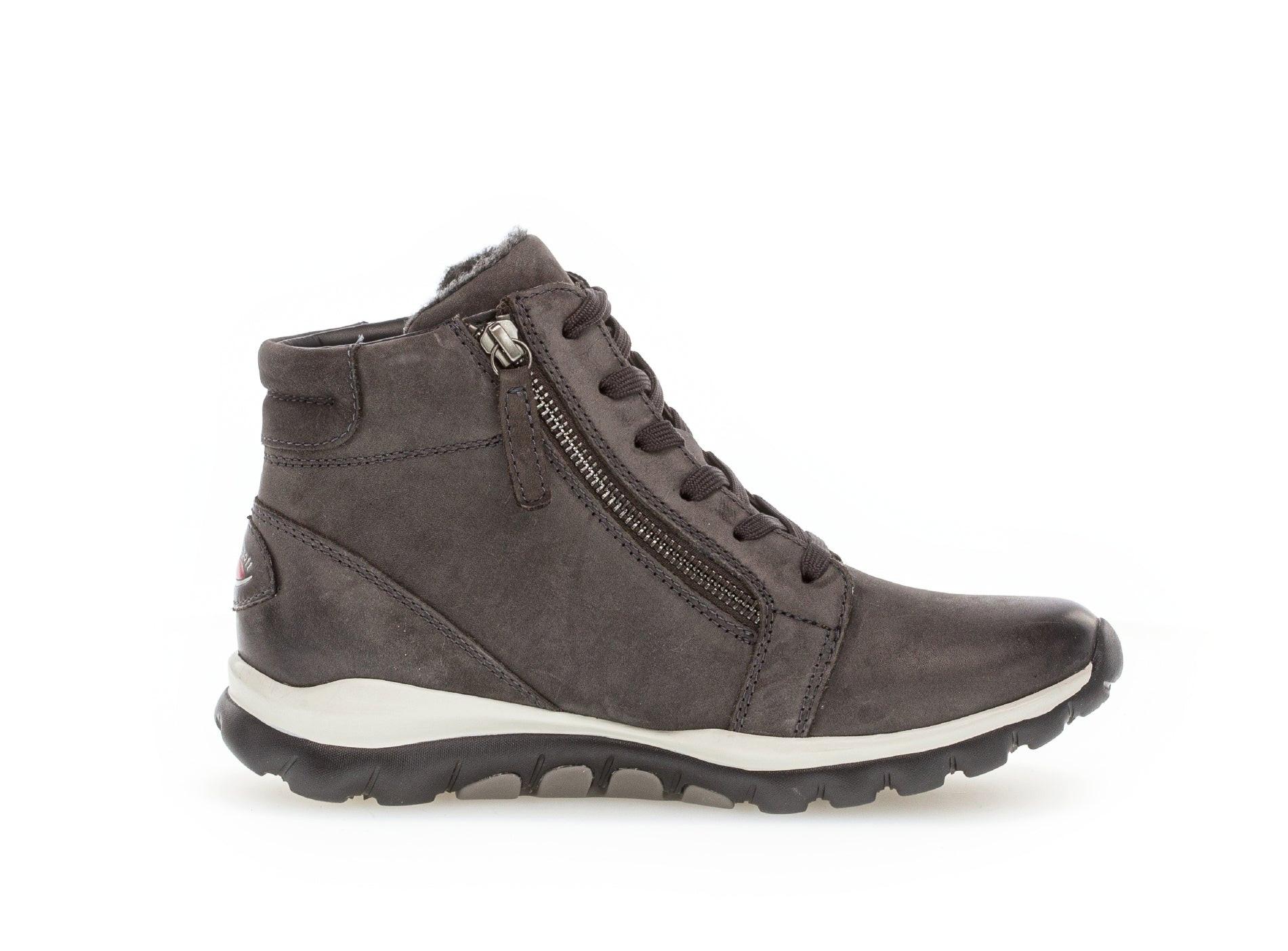 Image of - Nubuk Wandersneaker Damen Grau 43