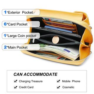 Only-bags.store Handy Umhängetasche mit Geldbörse PU Leder  