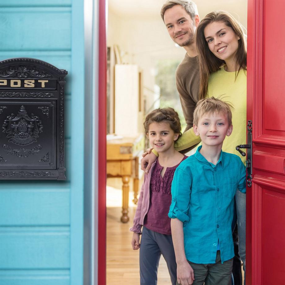 B2X  Briefkasten im antiken Stil 