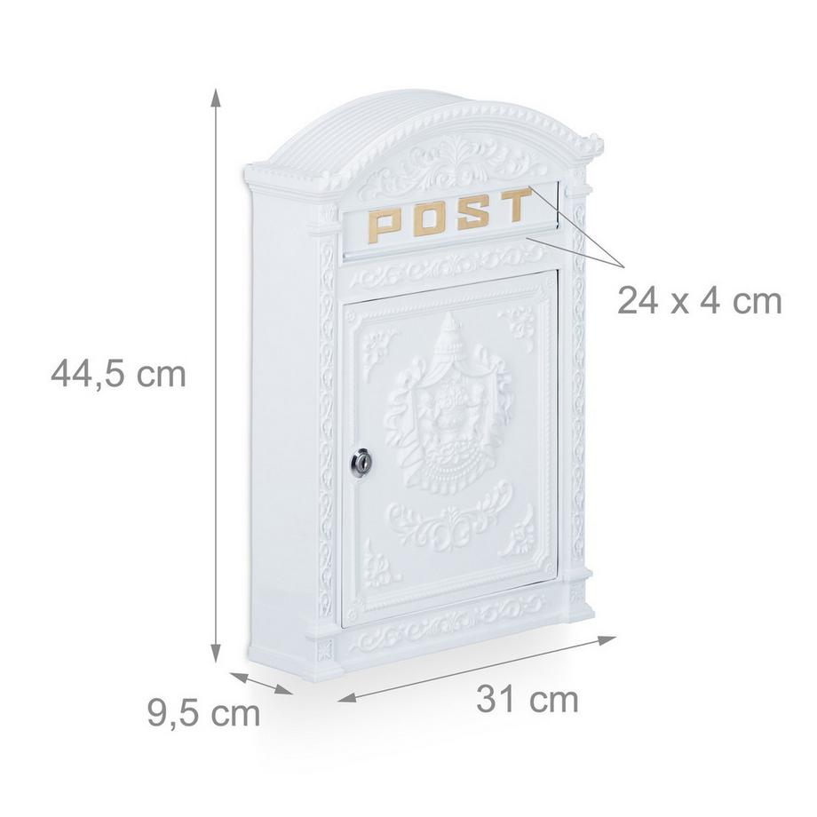B2X  Briefkasten im antiken Stil 