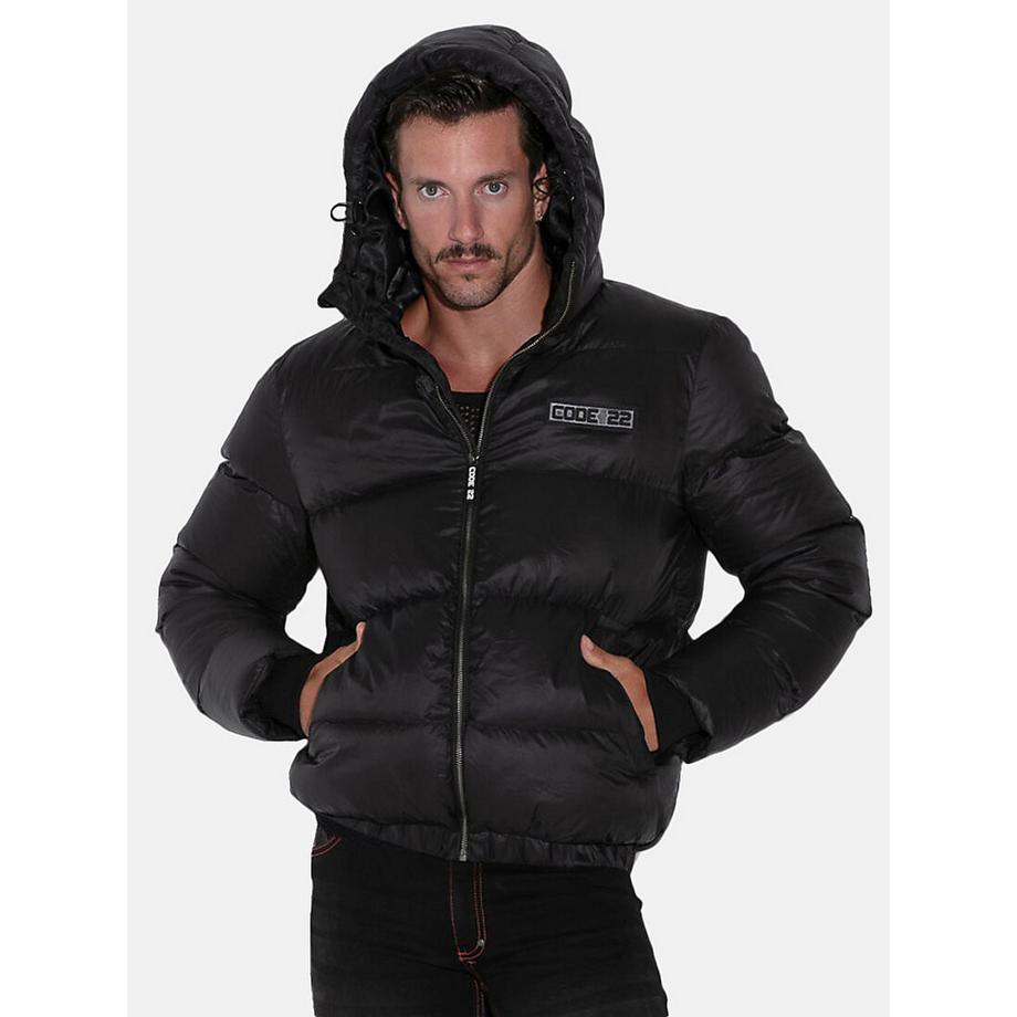 Code22 Puffer Daunenjacke mit Kapuze  