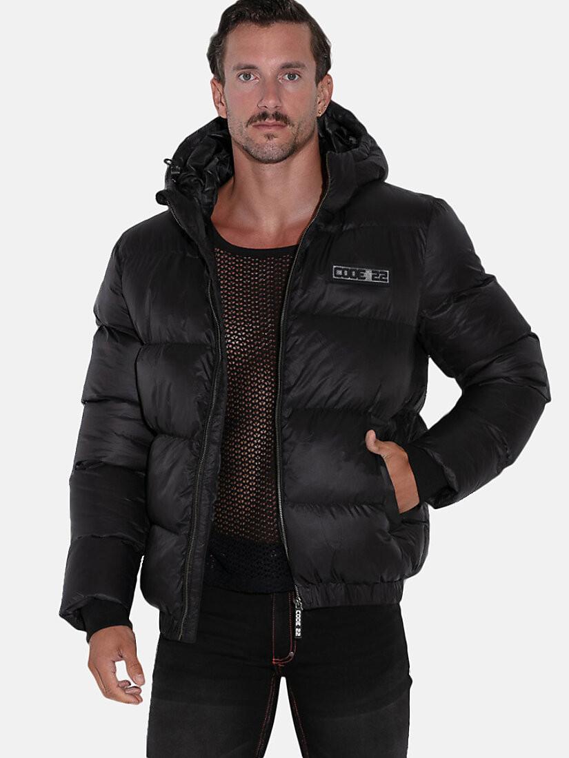 Code22  Daunenjacke mit Kapuze Puffer 