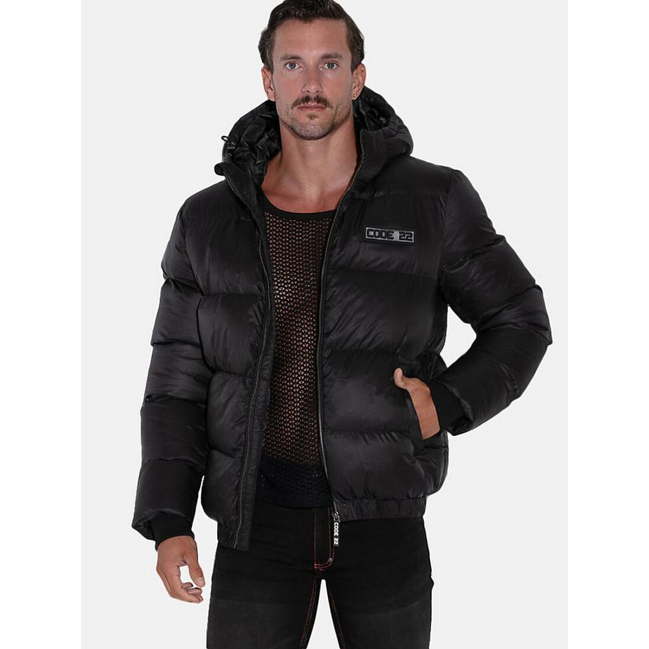 Code22 Puffer Daunenjacke mit Kapuze  