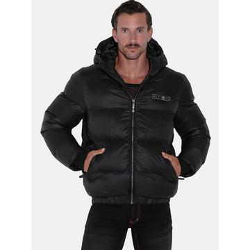 Daunenjacke mit Kapuze Puffer