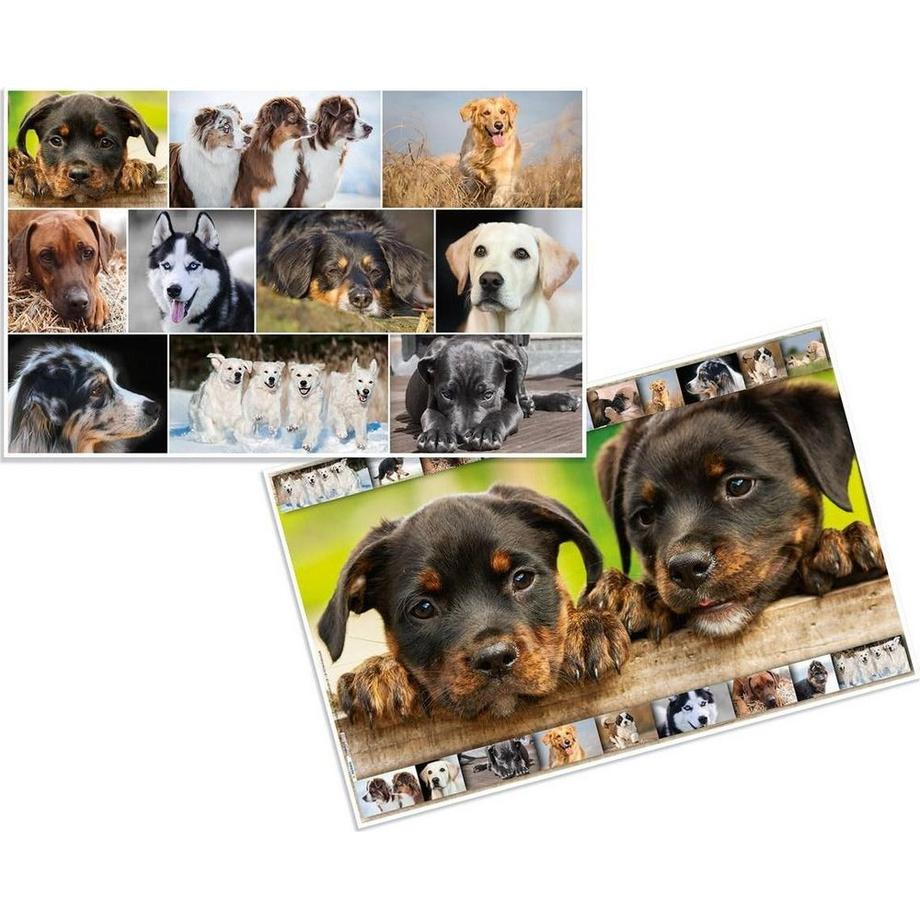 Tapis décriture Chiens