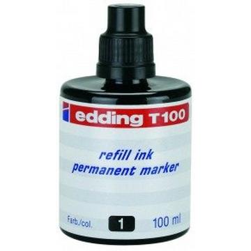 Nachfülltusche T-100 Permanent 100 ml, schwarz