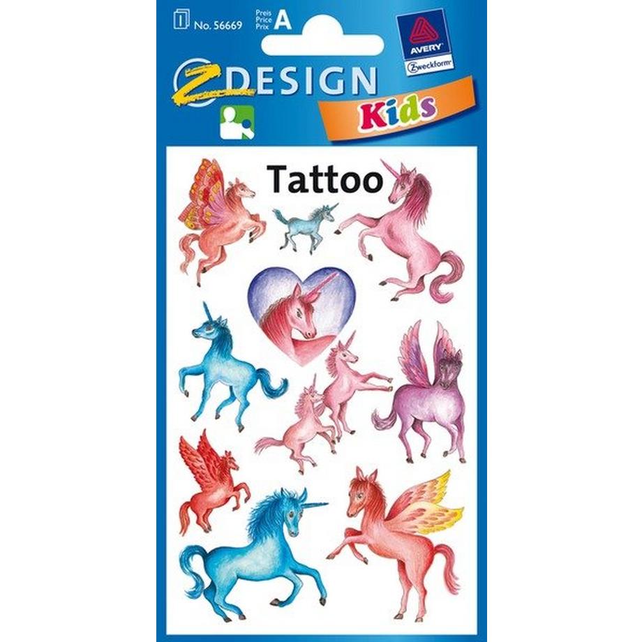 Z-DESIGN Z-DESIGN Sticker Tattoo 56669 Einhorn  