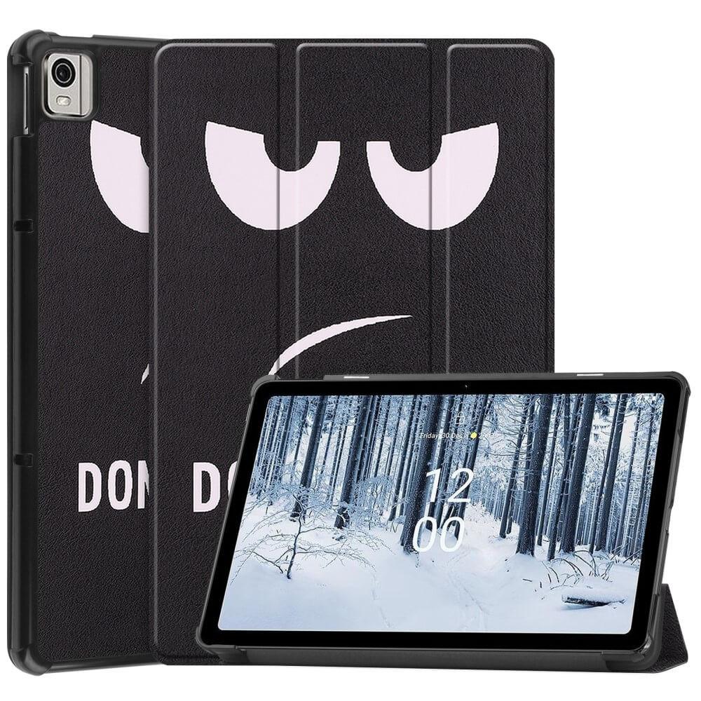 Cover-Discount  Nokia T21 - Tri-fold Smart Case Don't Touch 