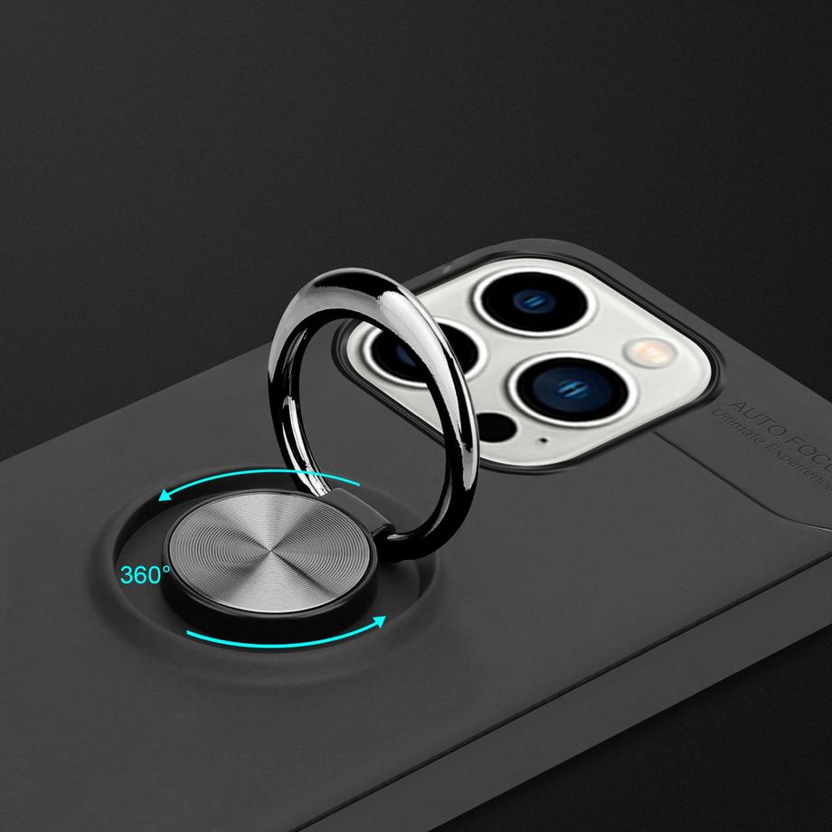 Cadorabo  Housse compatible avec Apple iPhone 14 PRO MAX - Coque de protection avec anneau de focalisation en silicone TPU 