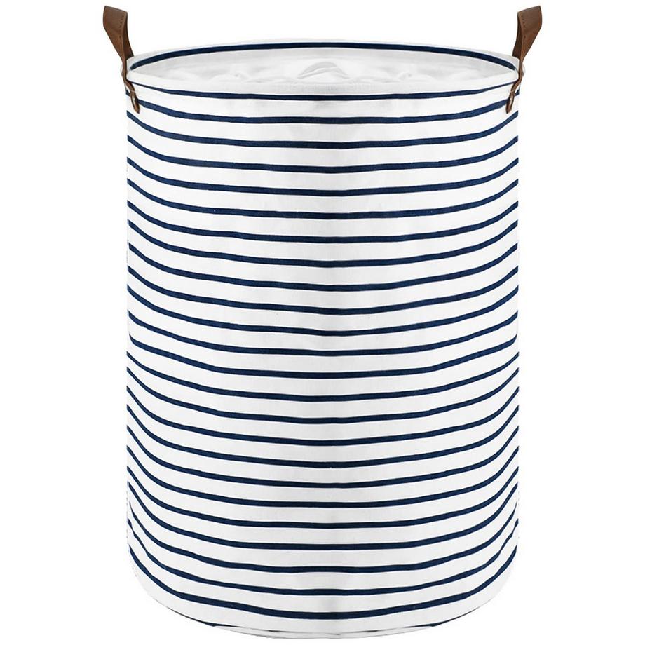 Alopini Faltbare runde Aufbewahrungswäschekörbe, Baumwolle  