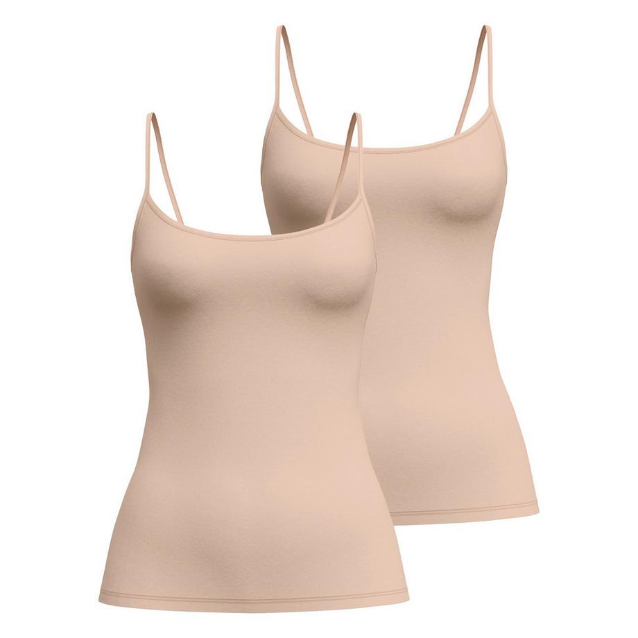 Maillot de corps  Paquet de 2 Stretch-Sleek Skin Spaghetti Top 2P