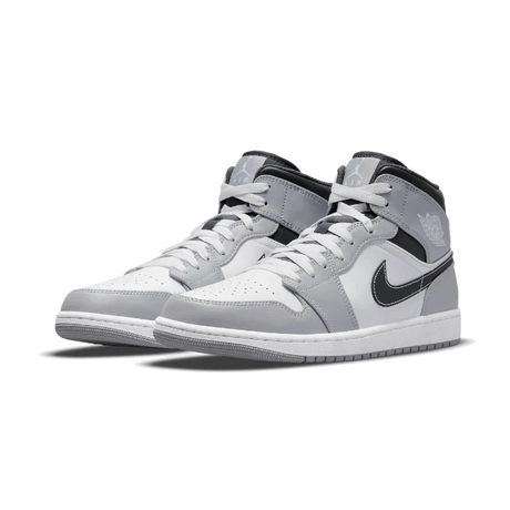 NIKE  Air Jordan 1 Mid Light Smoke  Anthracite 