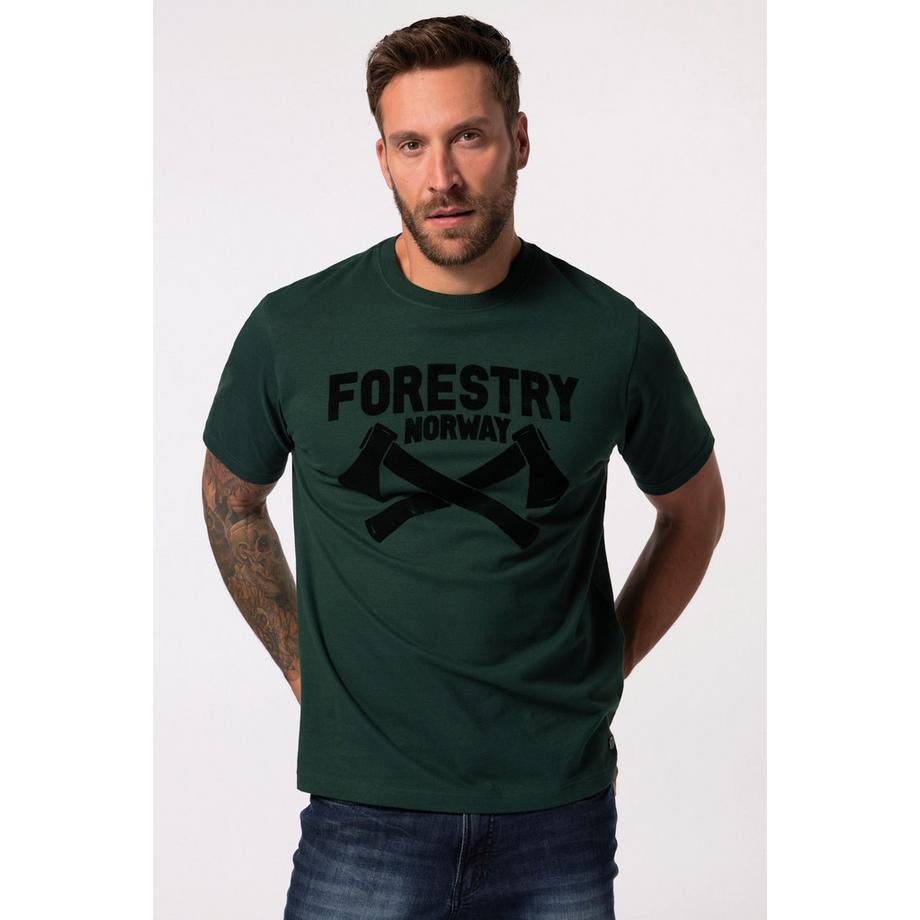 JP1880 T-shirt mezze maniche con stampa sul petto  