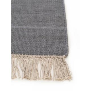 Benuta Tapis de laine Liv Gris  