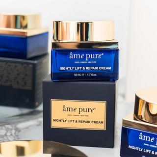 âme pure  Nightly Lift & Repair Nachtcreme- Luxuriöse Nachtcreme für reife Haut/ Reduzierung der Falten/ Lifting-Effekt 