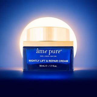 âme pure  Nightly Lift & Repair Nachtcreme- Luxuriöse Nachtcreme für reife Haut/ Reduzierung der Falten/ Lifting-Effekt 