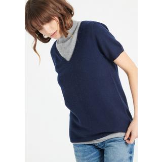 Studio Cashmere8  LILLY 14 Maglia manica corta con scollo a V - 100% cashmere 