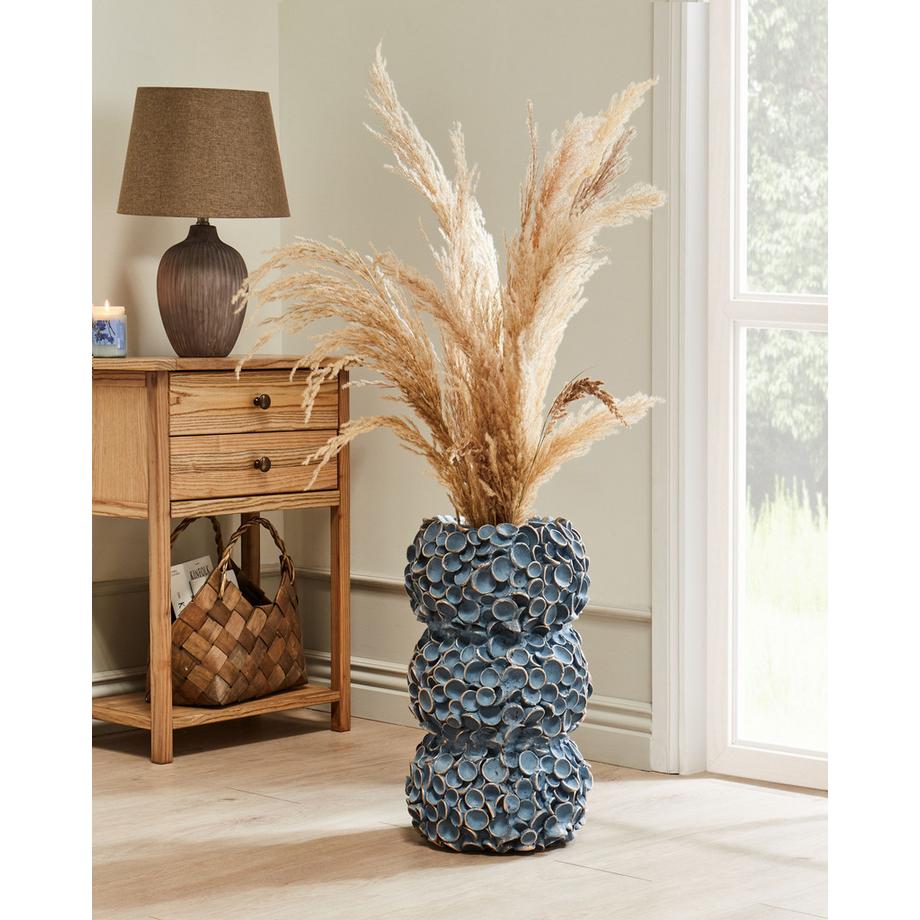 Beliani Vase à fleurs en Oxyde de magnésium  MUZAKI  