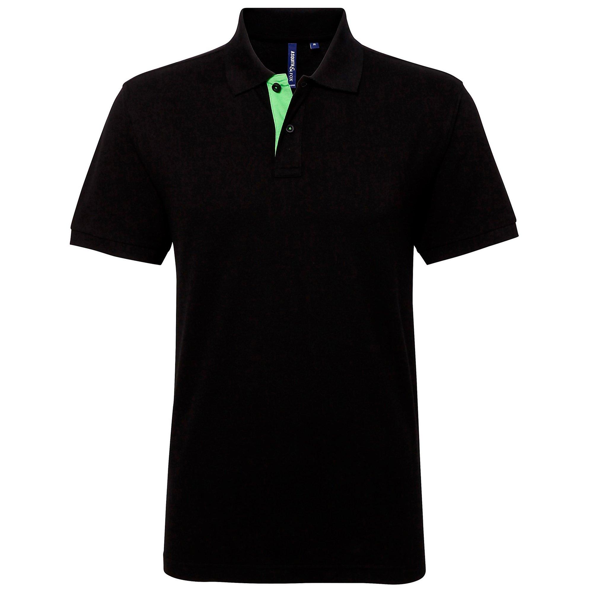 Image of Poloshirt, Kurzärmlig Herren Schwarz L