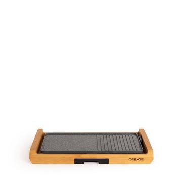 STONE FLAT BAMBOO - Fry top elettrico 1800W