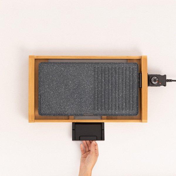 CREATE STONE FLAT BAMBOO - Fry top elettrico 1800W  