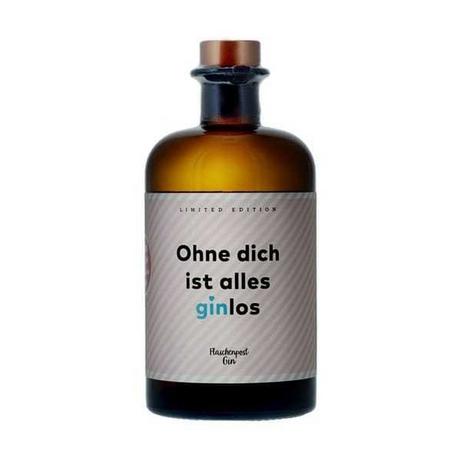 Flaschenpost Gin Flaschenpost Gin "Ohne dich ist alles ginlos" 50cl  