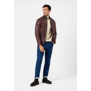 RICANO  Veste en cuir pour homme Ricma avec col montant dans le style Blouson 