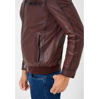 RICANO  Veste en cuir pour homme Ricma avec col montant dans le style Blouson 