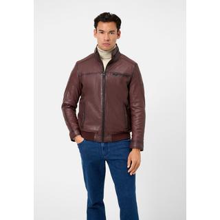 RICANO  Veste en cuir pour homme Ricma avec col montant dans le style Blouson 