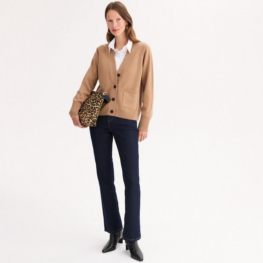 La Redoute Collections Gilet en cachemire finement tricoté  