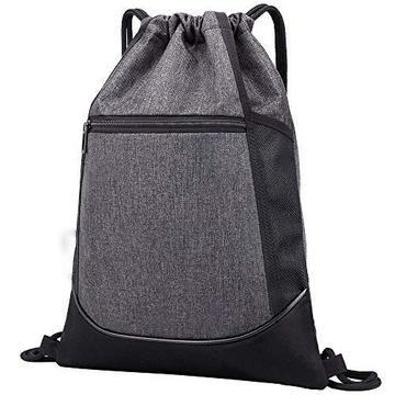 Sac de sport imperméable Sac intérieur Poche extérieure Sac de sport Sac à dos à cordon ajustable Sac à dos