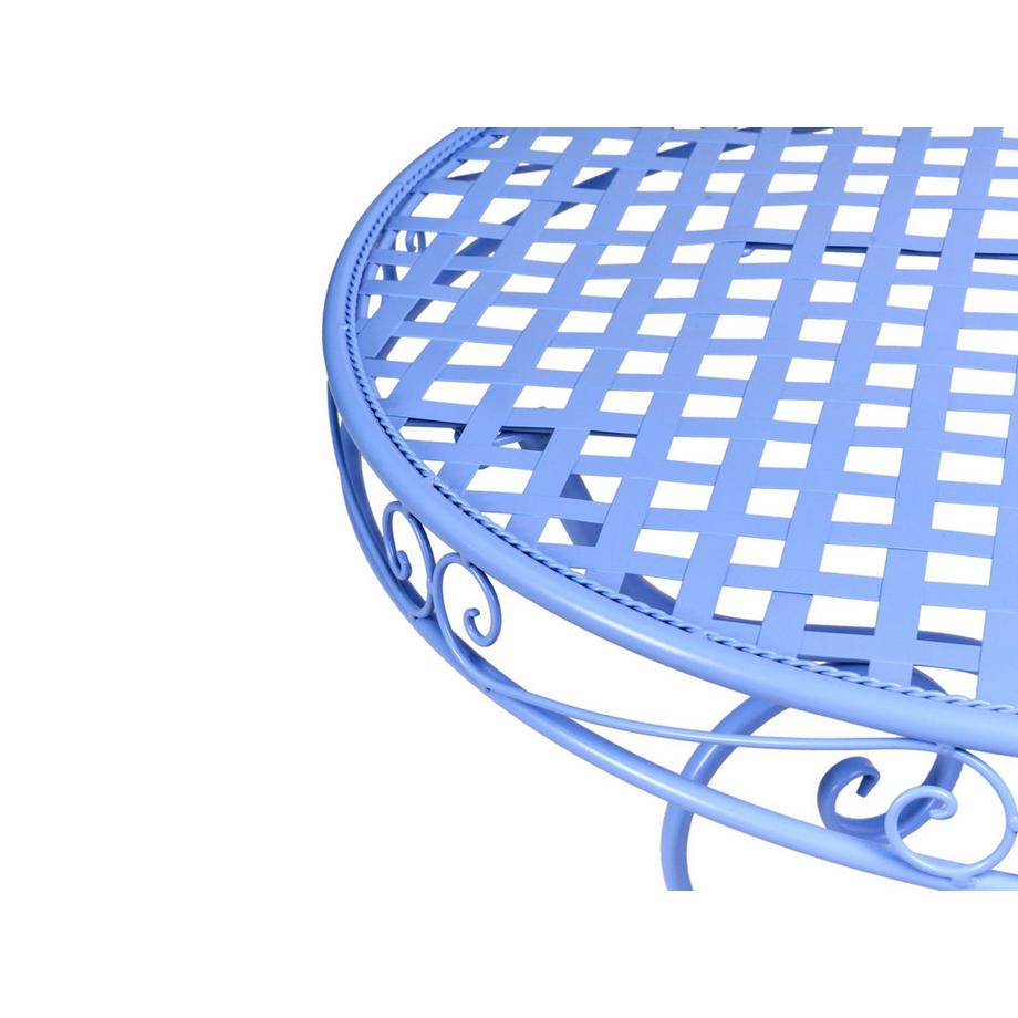 Beliani Table bistrot en Métal Rétro ALBINIA  