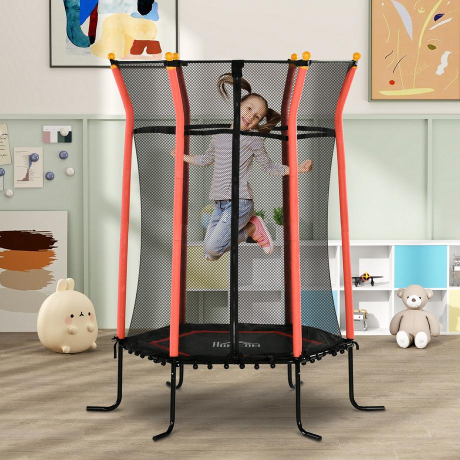 HOMCOM Trampoline pour enfants  