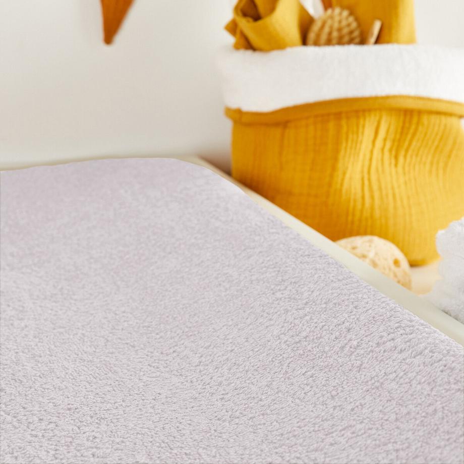 La Redoute Intérieurs  Lot de 2 housses de matelas à langer Éponge bio 