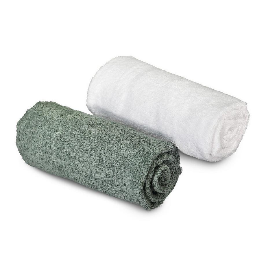 La Redoute Intérieurs  Lot de 2 housses de matelas à langer Éponge bio 