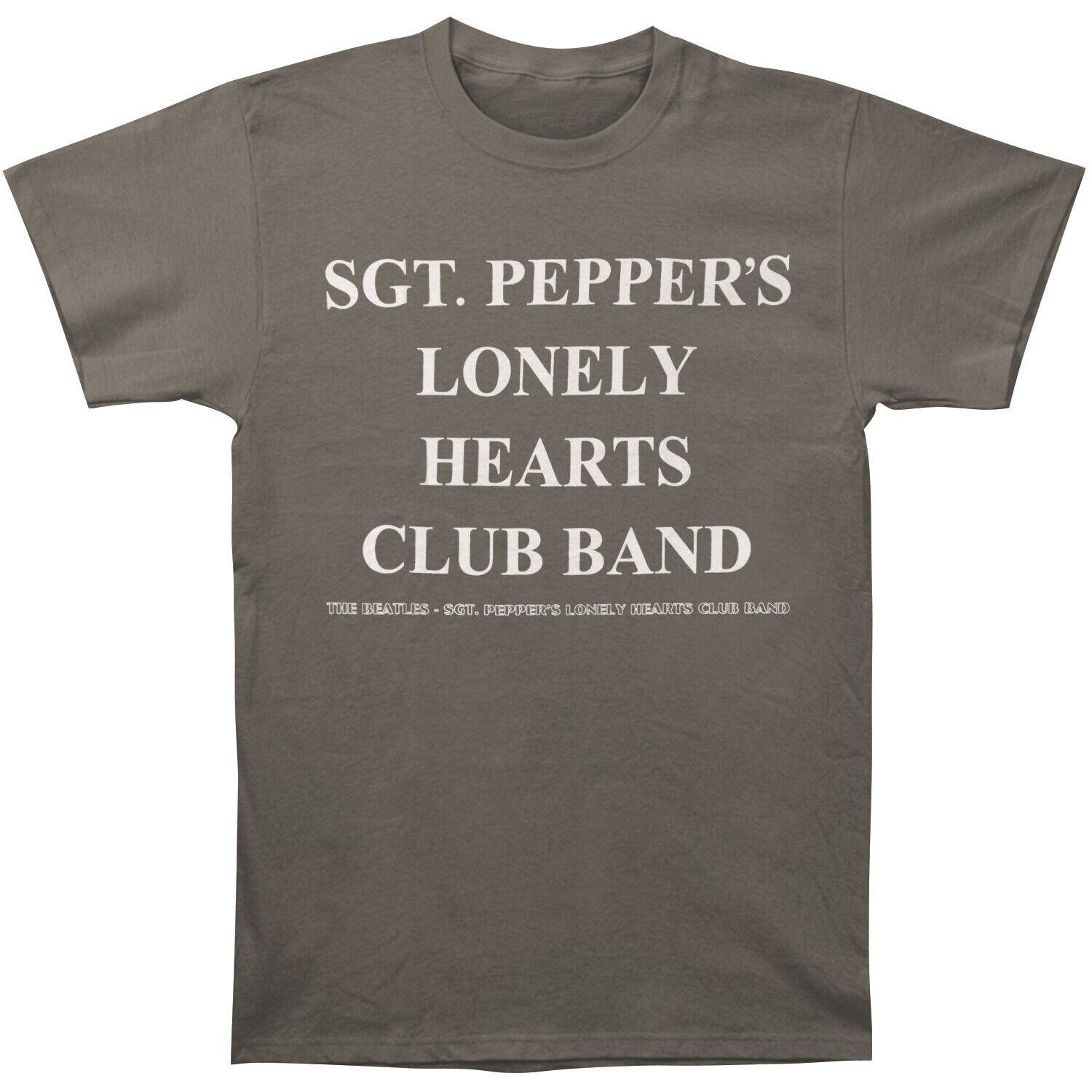 Image of Sgt Peppers Lonely Hearts Club Band Tshirt Damen Grau S