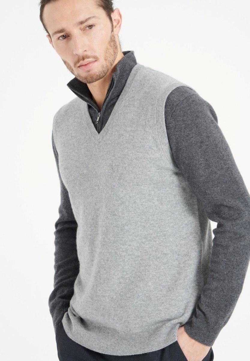 Studio Cashmere8  LUKE 9 Cardigan senza maniche - 100% cashmere 