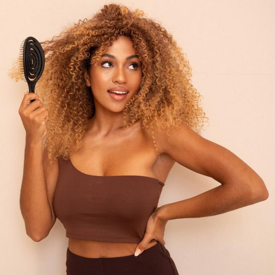 VBEAUTY  BIO Detangler aus Stroh - Schwarz 