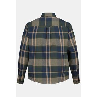 Sthuge  Chemise en flanelle à carreaux STHUGE. Manches longues et col Kent. Coupe Modern Fit. Jusqu'au 8 XL. 