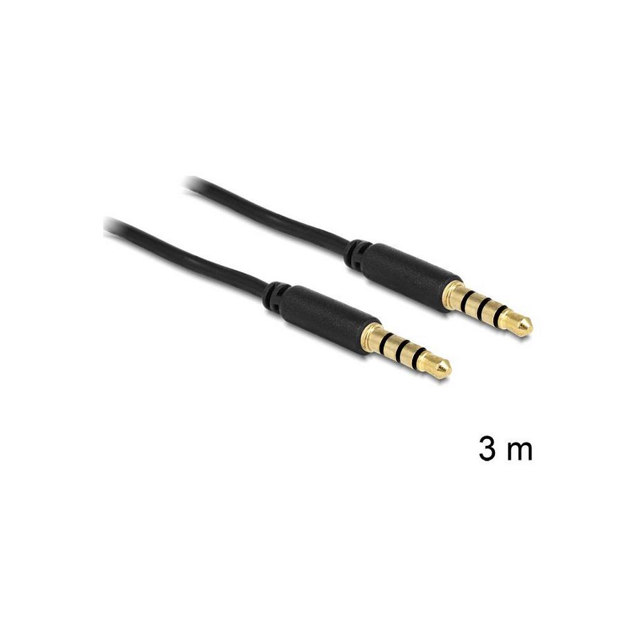 DeLock  AUDIO-KABEL 3,5 MM KLINKE - 3,5 MM KLINKE 3 M 