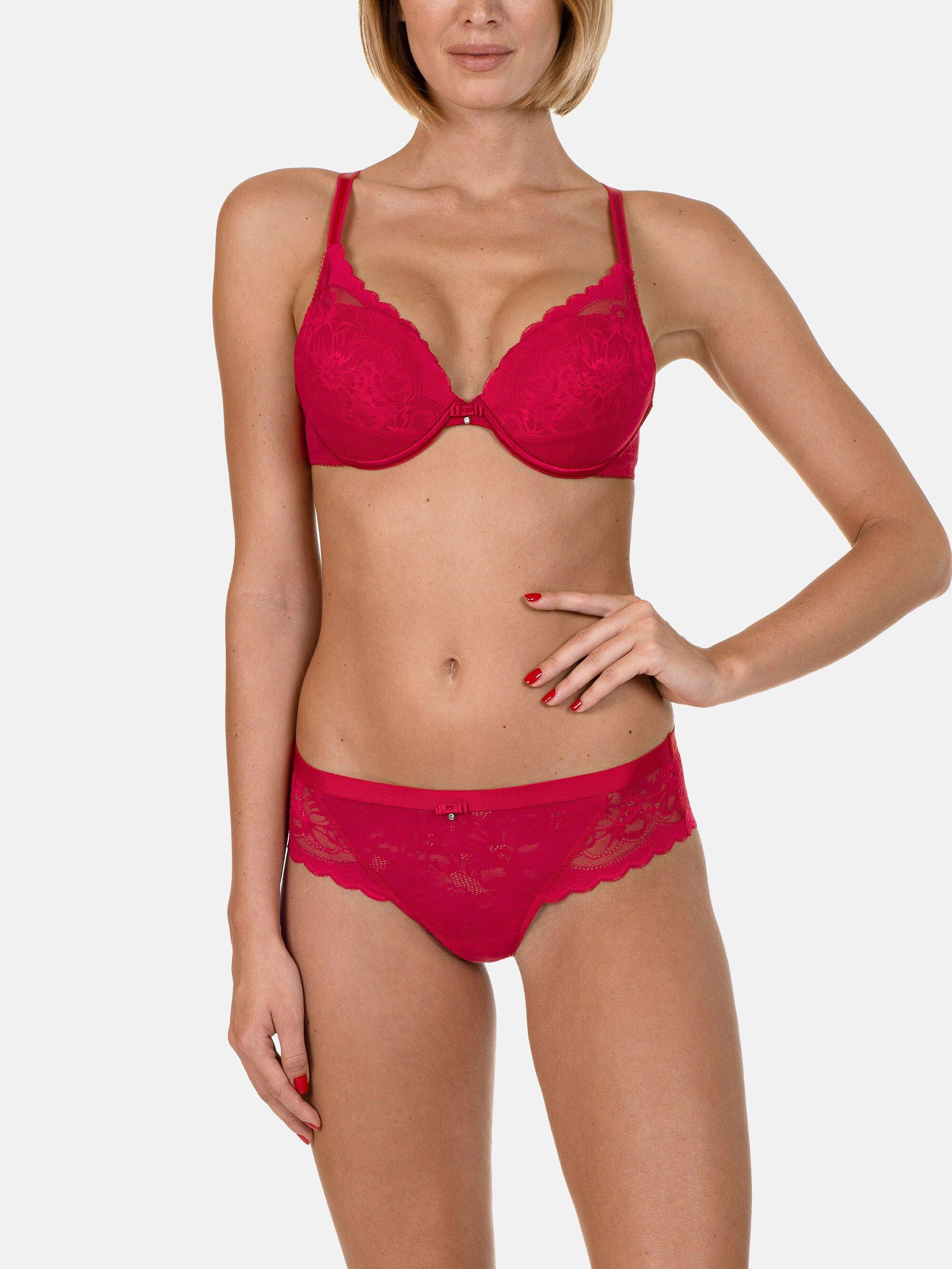 Lisca  Reggiseno push-up Evelyn rosso 