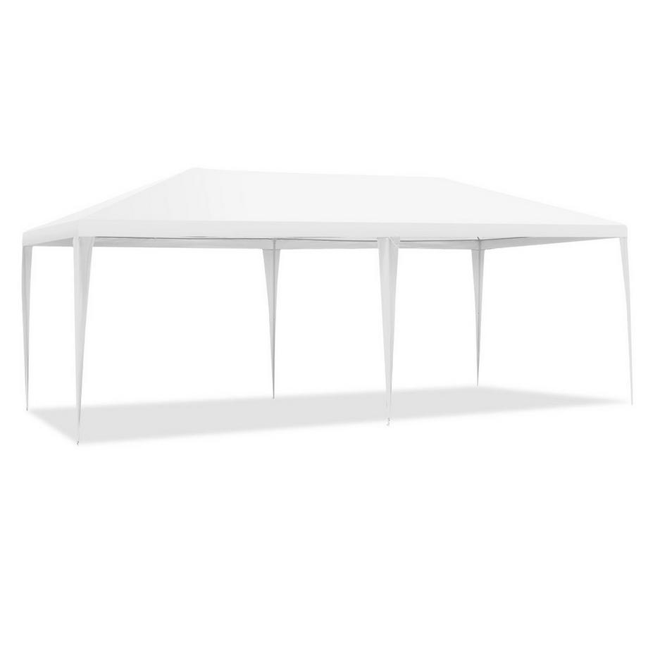 Northix  Tente étanche portative de tente extérieure de 6 x 3 m avec 4 panneaux latéraux amovibles blanc 