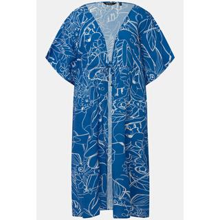 Ulla Popken  Kaftan, Tukan, Bindeband, lässig weit, Halbarm 