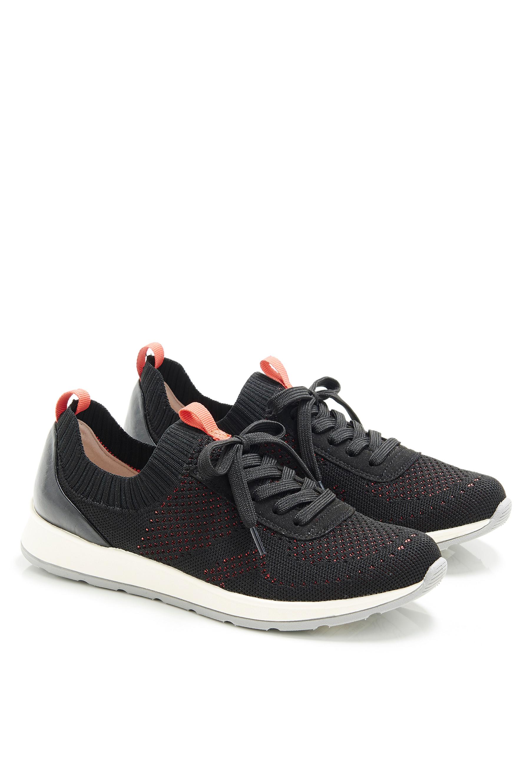 Image of Turnschuhe Aus Dehnbarem Canvas, Amortyl. Unisex Schwarz 37