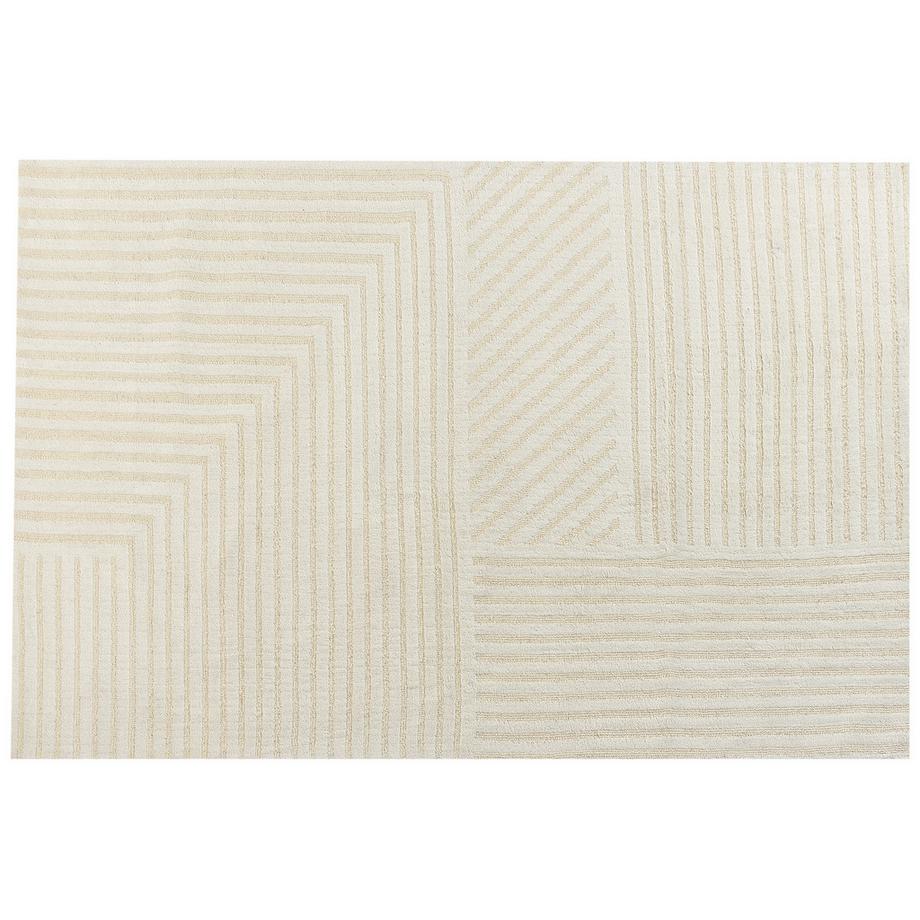 Beliani Tapis en Laine Minimaliste ABEGUM  
