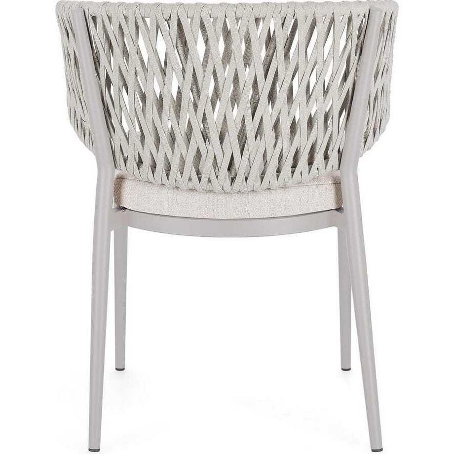 mutoni lifestyle Gartenstuhl Noella hellgrau  