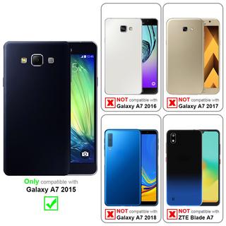 Cadorabo  Housse compatible avec Samsung Galaxy A7 2015 - Coque de protection avec fermeture magnétique, fonction de support et compartiment pour carte 