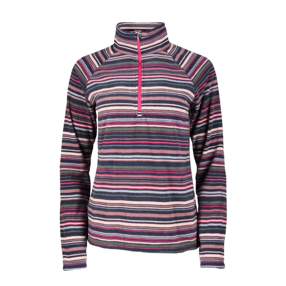 Image of Fast Fleeceoberteil Mit Kurzem Reißverschluss Raglanärmel Unisex Violett XXL