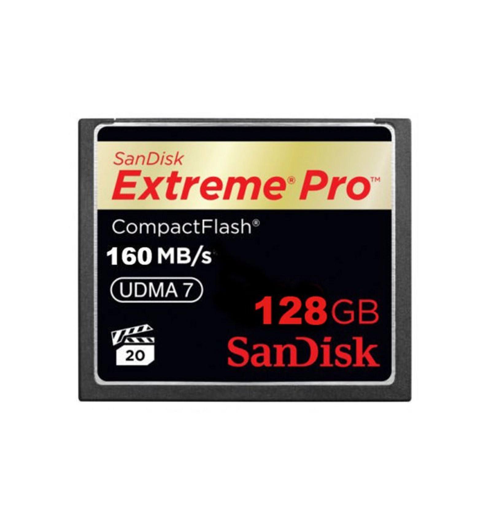 SanDisk  SanDisk 128GB Extreme Pro CF 160MB/s CompactFlash 